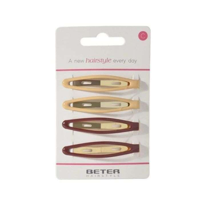 BETER CLIPS CHEVEUX 4 PIECES REF 19230