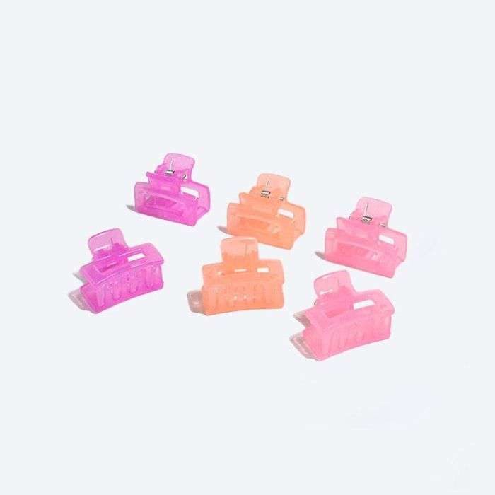 BETER MINI PINCES CHEVEUX RECTANGULAIRES LOT DE 6 PIECES REF 19202