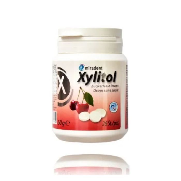 MIRADENT PASTILLE XYLITOL SAVEUR CERISE 60 G 26 PIECES