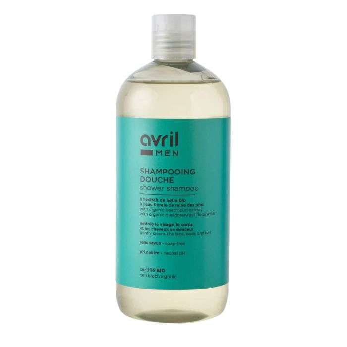 AVRIL SHAMPOOING DOUCHE CERTIFIE BIO POUR VISAGE CORPS ET CHEVEUX 500 ML
