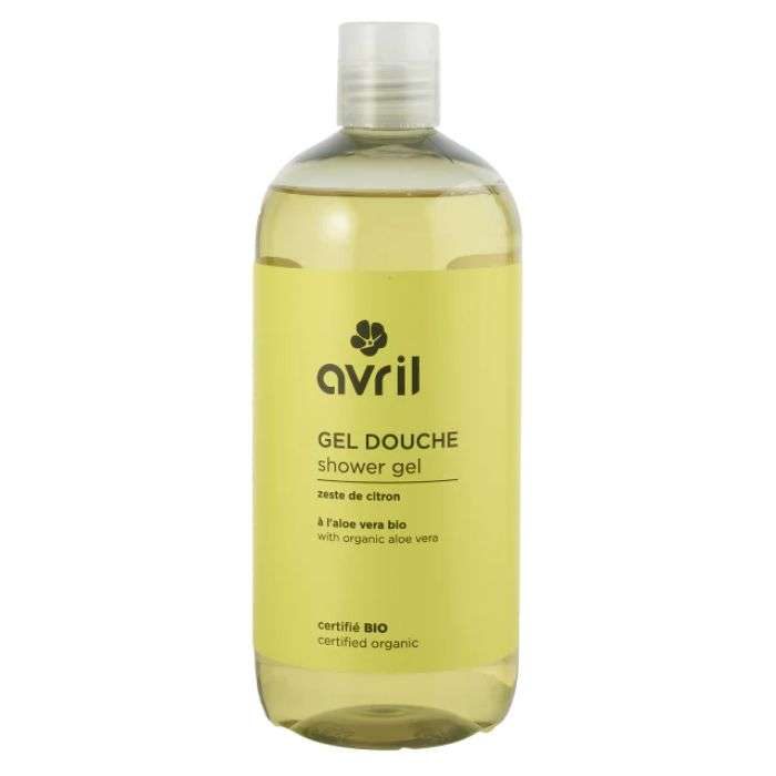 AVRIL GEL DOUCHE ZESTE DE CITRON A L ALOE VERA BIO 500 ML