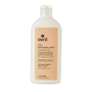 AVRIL LAIT DEMAQUILLANT AU BEURRE DE KARITE BIO 250 ML