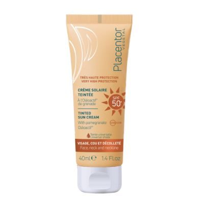 PLACENTOR CREME SOLAIRE TEINTE SPF 50+