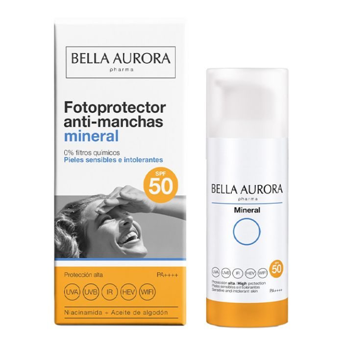 BELLA AURORA FOTOPROTECTOR ANTI TACHES MINERAL SPF50 50ML