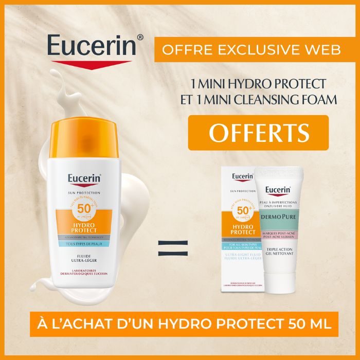 EUCERIN HYDRO PROTECT FLUIDE ULTRA LEGERSPF 50+ TOUS TYPES DE PEAUX
