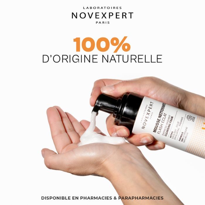NOVEXPERT FLASH ECLAT MOUSSE NETTOYANTE 150 ML