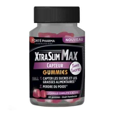 FORTE PHARMA XTRASLIM MAX 60 GUMMIES GOUT FRAMBOISE