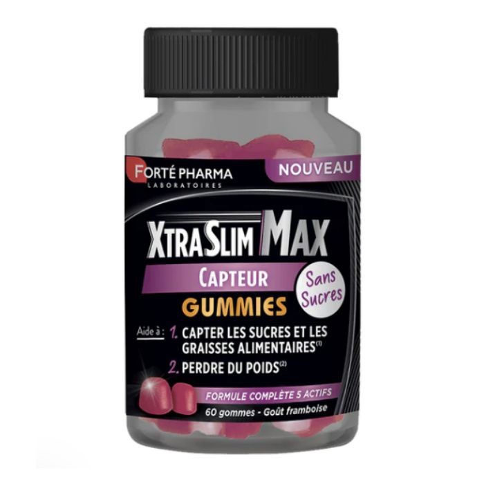 FORTE PHARMA XTRASLIM MAX 60 GUMMIES GOUT FRAMBOISE