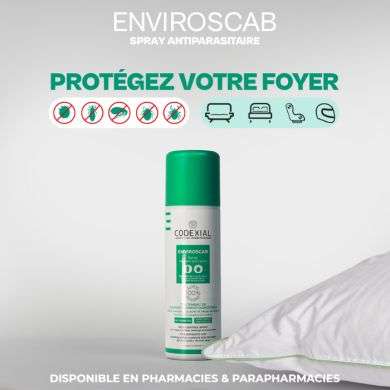 CODEXIAL ENVIROSCAB AEROSOL ANTIPARASITAIRE 200 ML