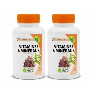 MGD OFFRE SPECIALE DUO VITAMINES ET MINERAUX 120 GELULES