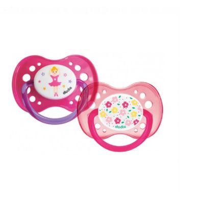 DODIE 2 SUCETTES ANATOMIQUES +18M A47