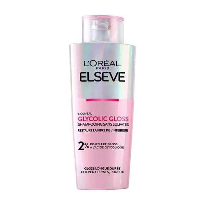 ELSEVE SHAMPOOING GLYCOLIC GLOSS SANS SULFATE 200ML