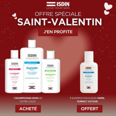 ISDIN OFFRE DAYLISDIN ULTRA DOUX 400 ML + DAYLISDIN 100ML OFFERT