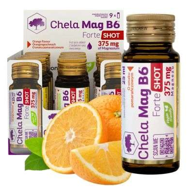 OLIMP LABS CHELA MAG B6 375 MG 9 AMPOULES GOUT D ORANGE