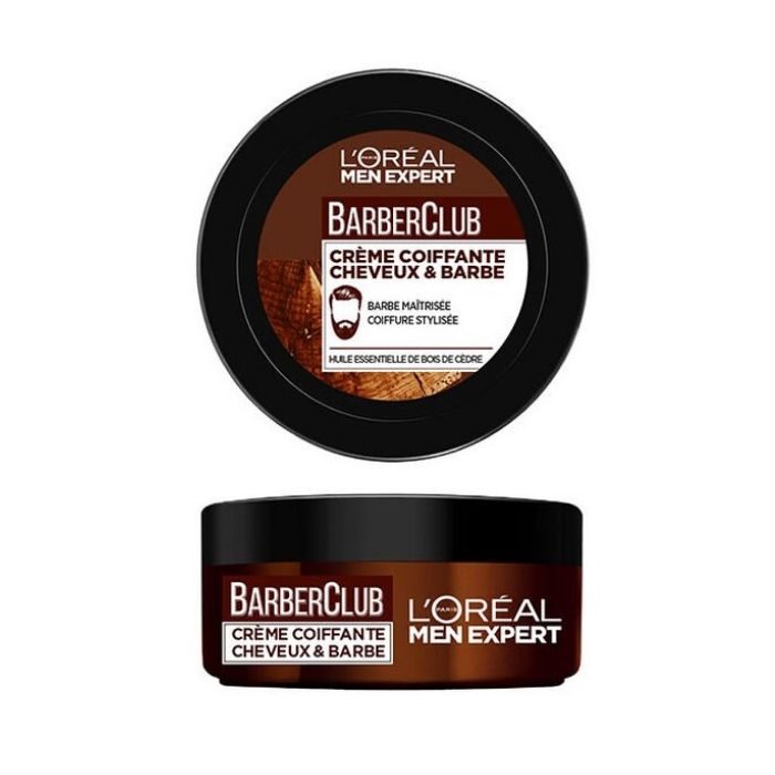 L'OREAL MEN EXPERT BARBER CLUB CREME COIFFANTE CHEVEUX ET BARBE 75ML