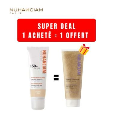 NUHANCIAM CREME SOLAIRE TEINTEE CLAIR SPF 50+ 50ML