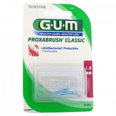 Gum brossettes fines par 8 unités (1.4 mm)612 Gum brossettes fines par 8 unités (1.4 mm)612