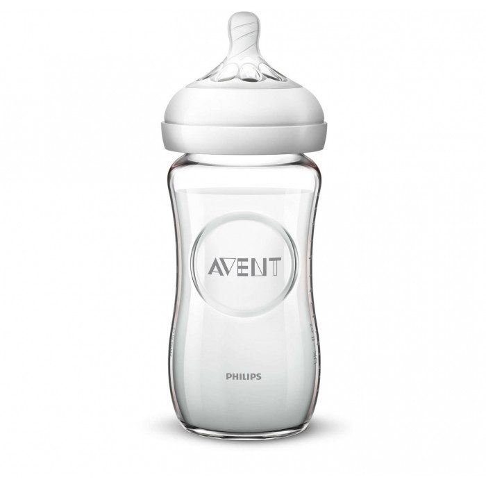 AVENT BIBERON NATURAL EN VERRE 240 ML AVENT BIBERON NATURAL EN VERRE 240 ML