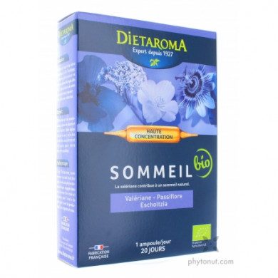 DIETAROMA C.I.P. Sommeil BIO, 20 ampoules  DIETAROMA C.I.P. Sommeil BIO, 20 ampoules