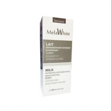 MELAWHITE LAIT DéPIGMENTANT INTENSIF HYDRATANT CORPS 150 ML MELAWHITE LAIT DéPIGMENTANT INTENSIF HYDRATANT CORPS 150 ML