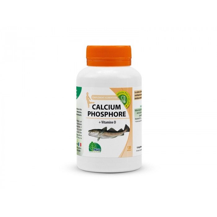MGD Calcium Phosphore Vitamine D 520 mg - 120 gélules MGD Calcium Phosphore Vitamine D 520 mg - 120 gélules