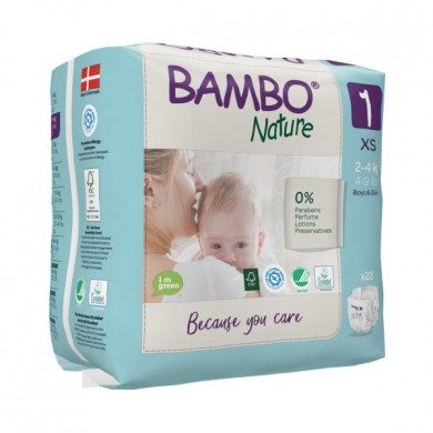 BAMBU NATURE COUCHES BEBE 1,2-4 KG/22 UNITES BAMBU NATURE COUCHES BEBE 1,2-4 KG/22 UNITES