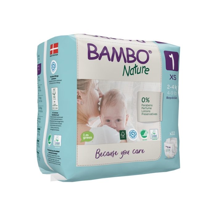 BAMBU NATURE COUCHES BEBE 1,2-4 KG/22 UNITES BAMBU NATURE COUCHES BEBE 1,2-4 KG/22 UNITES