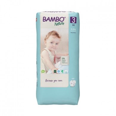 BAMBU NATURE COUCHES BEBE 3 , 4-8 KG/52 UNITES BAMBU NATURE COUCHES BEBE 3 , 4-8 KG/52 UNITES