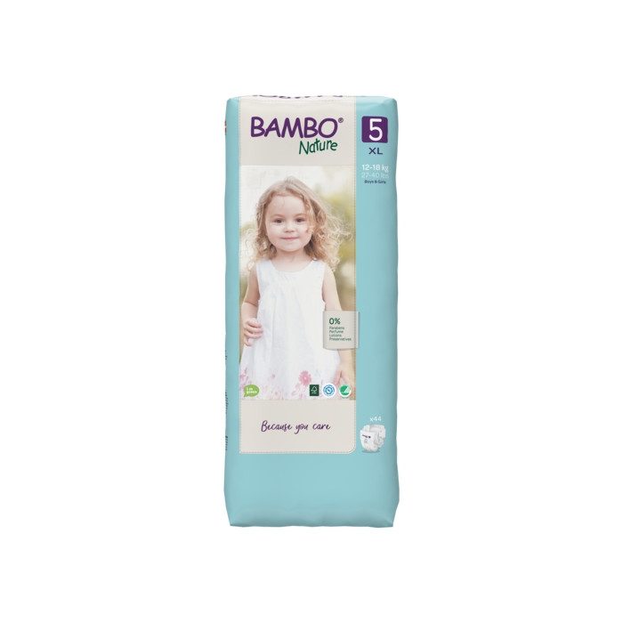 BAMBU NATURE COUCHES BEBE 5 ,12-18KG/44 UNITES BAMBU NATURE COUCHES BEBE 5 ,12-18KG/44 UNITES