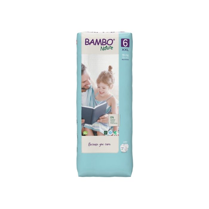 BAMBU NATURE COUCHES BEBE 6,+16 KG/40 UNITES BAMBU NATURE COUCHES BEBE 6,+16 KG/40 UNITES