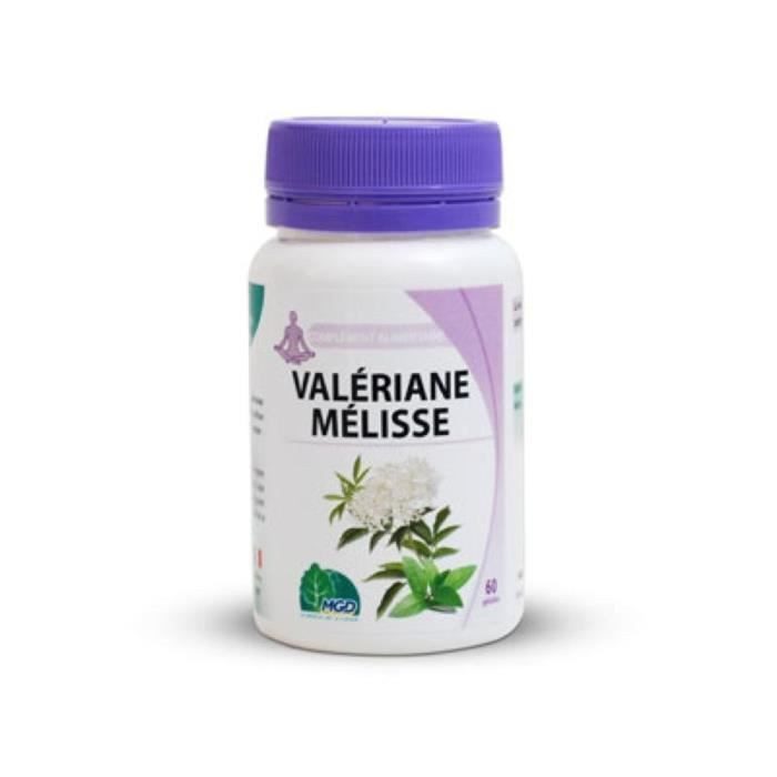 MGD Valériane et mélisse /60 GELULES - MGD NATURE - Compléments Al