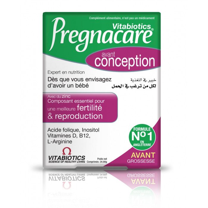 Vitabiotics Pregnacare Conception, 30 comprimés Vitabiotics Pregnacare Conception, 30 comprimés