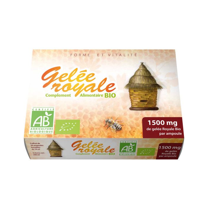 GPH gelée royale BIO 1500 mg 20 AMPOULES