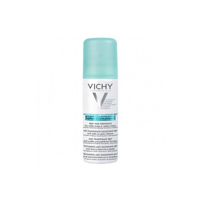 Vichy Déodorant Anti-Transpirant 48H anti-traces blanches et jaunes Spray 125 ml Vichy Déodorant Anti-Transpirant 48H anti-traces blanches et jaunes Spray 125 ml