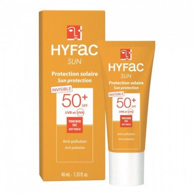 Hyfac Sun Protection Solaire Invisible SPF50+ 40ml Hyfac Sun Protection Solaire Invisible SPF50+ 40ml