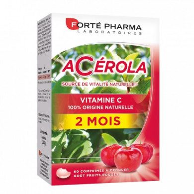 FORTE PHARMA Acerola 60 Comprimes FORTE PHARMA Acerola 60 Comprimes