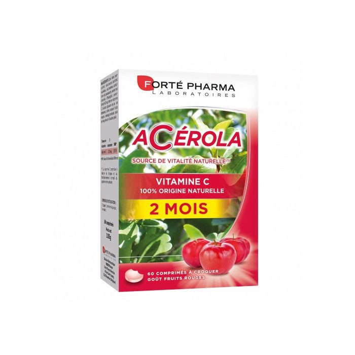 FORTE PHARMA Acerola 60 Comprimes FORTE PHARMA Acerola 60 Comprimes