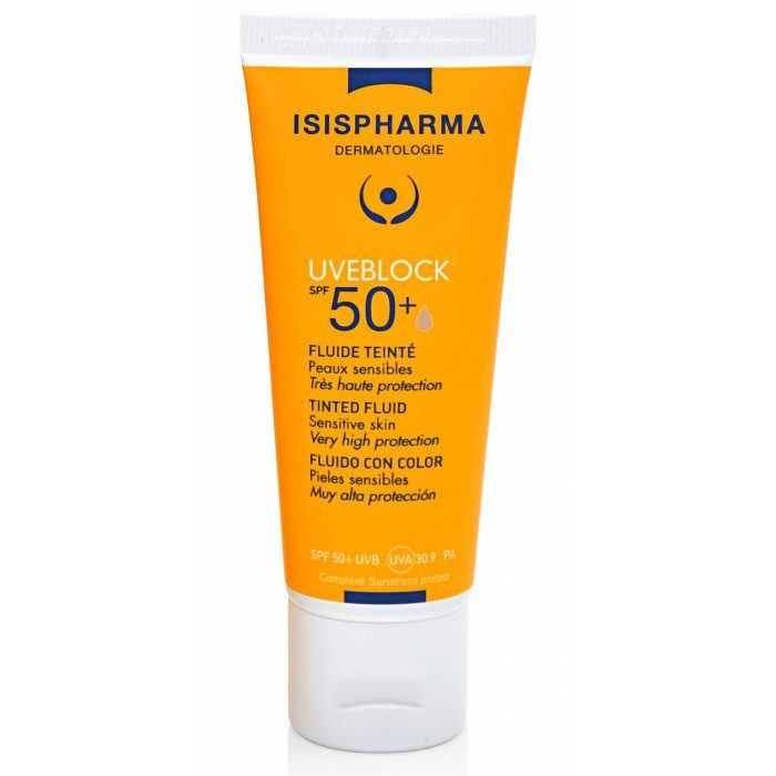 ISISPHARMA Uveblock Fluide Teinté SPF 50+ ISISPHARMA Uveblock Fluide Teinté SPF 50+