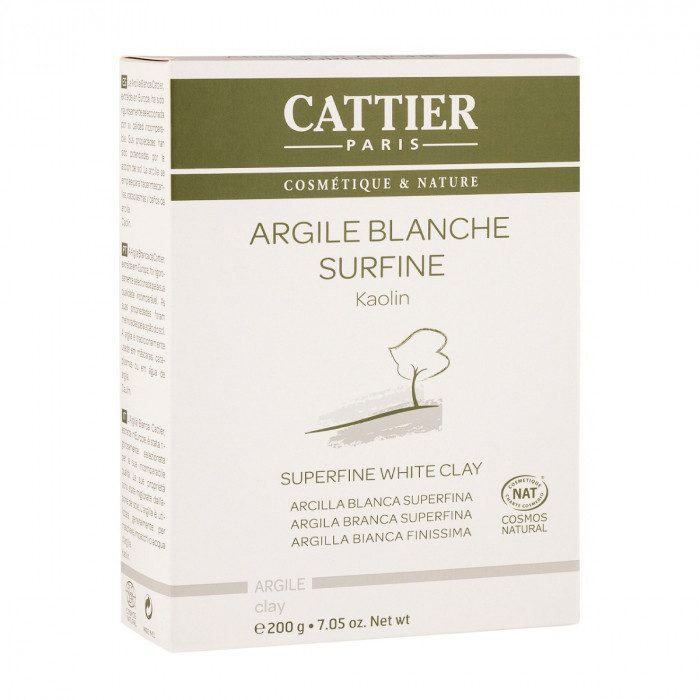CATTIER Argile blanche surfine 200 g en poudre CATTIER Argile blanche surfine 200 g en poudre
