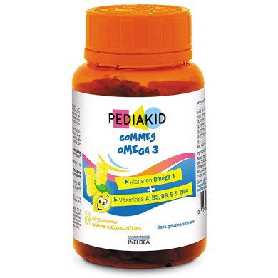 PEDIAKID Gommes Oméga 3/60 GOMMES PEDIAKID Gommes Oméga 3/60 GOMMES