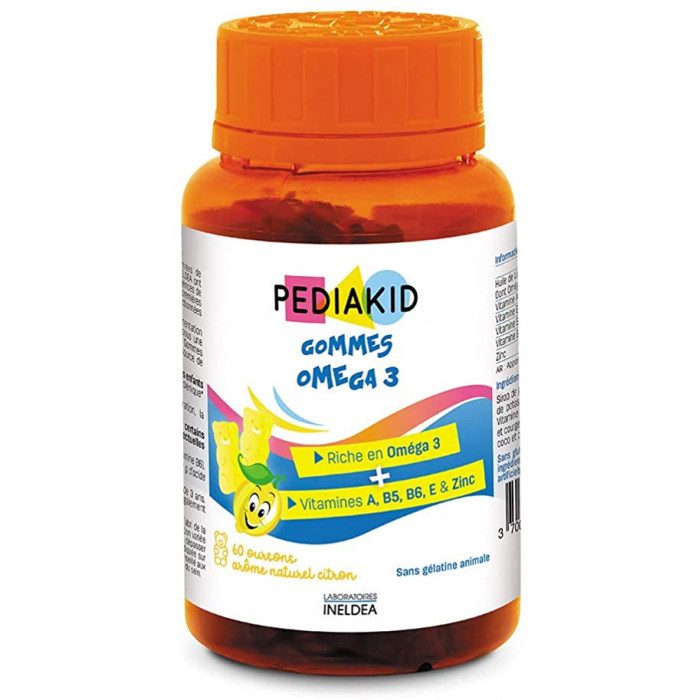 PEDIAKID Gommes Oméga 3/60 GOMMES PEDIAKID Gommes Oméga 3/60 GOMMES