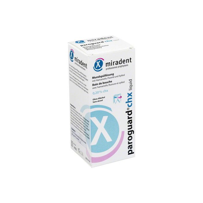 MIRADENT Paroguard chx 0.20%- 200 ml MIRADENT Paroguard chx 0.20%- 200 ml