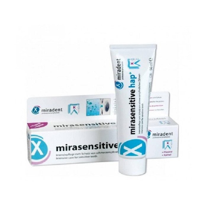 MIRADENT MIRASENSITIVE HAP+ DENTIFRICE 50 ML MIRADENT MIRASENSITIVE HAP+ DENTIFRICE 50 ML