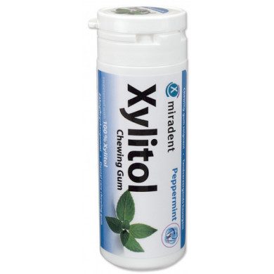 Miradent Xylitol Chewing Gum Menthe Poivrée 30 Pièces Miradent Xylitol Chewing Gum Menthe Poivrée 30 Pièces
