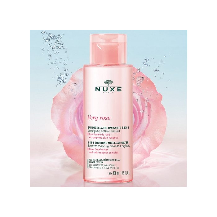 Nuxe Very Rose Eau Micellaire Apaisante 3 en 1/ 400ml Nuxe Very Rose Eau Micellaire Apaisante 3 en 1/ 400ml