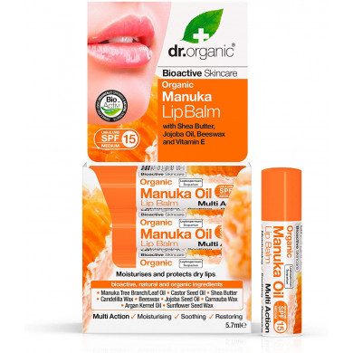 Dr Organic Baume à Lèvres au Miel de Manuka 5,7ml Dr Organic Baume à Lèvres au Miel de Manuka 5,7ml
