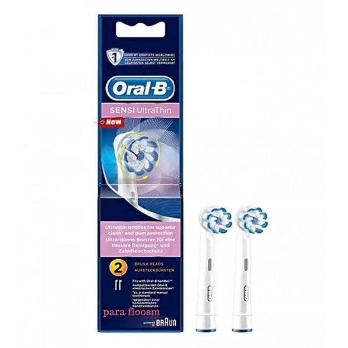 ORAL-B BROSSETTES SENSI ULTRATHIN 2-RECHARGES  ORAL-B BROSSETTES SENSI ULTRATHIN 2-RECHARGES