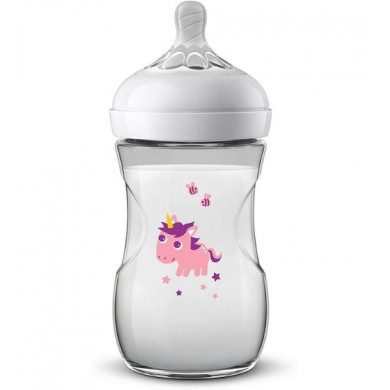 AVENT BIBERON NATURAL 2.0-260ML LICORNE  AVENT BIBERON NATURAL 2.0-260ML LICORNE