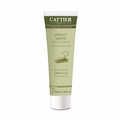 CATTIER Argile verte prête à l'emploi en tube 100ML CATTIER Argile verte prête à l'emploi en tube 100ML