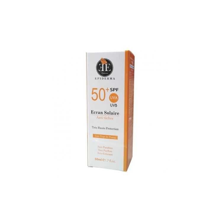 EPIDERMA ECRAN SOLAIRE ANTI TACHE SPF 50 - - Solaires